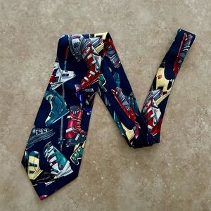 Nicole Miller Vintage Ski Boot Silk Tie